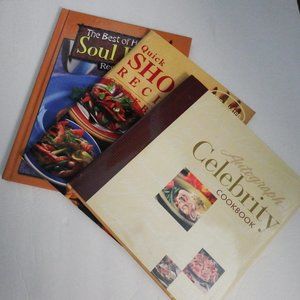 3 Assorted Cookbooks